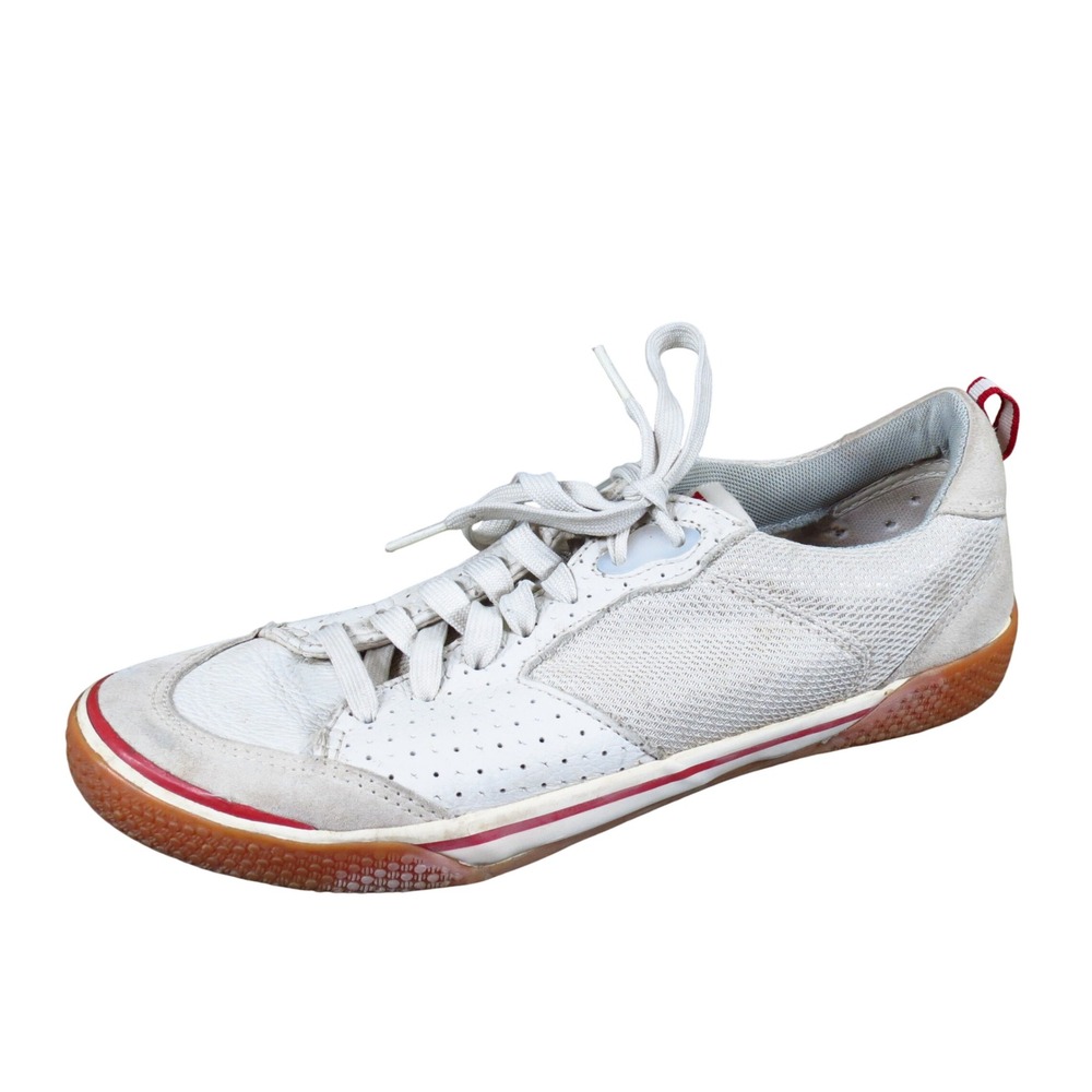 Keds Retro Classics Women Shoe Sneaker 8 Athletic Lifestyle White Leather Mesh
